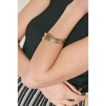 Athena Bilezik Seti Gold-sılver Ss26blk00001-1 Gümüş - Altın