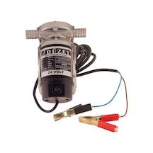 Düzey 24 Volt 3/4''Çıkışlı Dıştan Çekme Mazot Aktarma Sıvı Transfer Süt Yağ Mazot Pompası