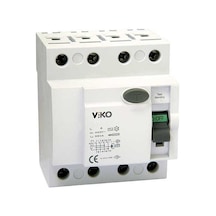Kaçak Akım Rölesi Ac Tip 30ma 4x 63a Vtr4-6330