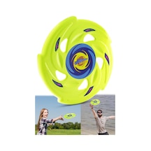 Frisbee Frizbi Fırlatma Diski Disk Atma Oyunu Çocuk Yetişkin Plaj Bahçe Oyuncak 24 cm Neon