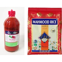 Mahmood Rice Pirinç 900 G + Gloria Acılı Sos 484 ML