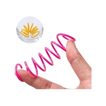 Bakgelal Renkli Spiral Yay Kedi Oyuncağı Seti 4'lü - Esnek Hareketli Eğlenceli Kedi Yay Oyun Seti - 9030911011810