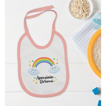 Bk Kids Annesinin Bir Tanesi Pembe Bebek Mama Önlüğü Pembe