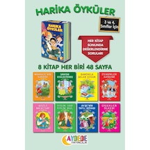 Harika Öyküler - Meb Uyumlu 2. 3. 4. Sınıf Tavsiyeli Çocuk Hikayeleri Öykü Kitapları 8 Kitap