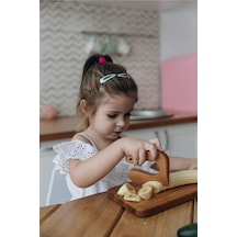 Güvenli Ahşap Çocuk Bıçağı Ve Özel Kesme Tahtası Seti Mentessori Diğer