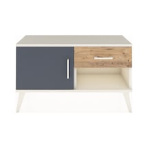 Arges Şifonyer Tek Raflı Tek Çekmeceli Tek Kapaklı 88x30x48 Aytaşı-antrasit/çam Antrasit/çam