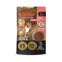 Klicker Pauch Kısır Somonlu Kedi Konservesi 85 Gr