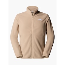 The North Face Glacier Fleece Full Zip Hiking Fleece Erkek Polar Bej