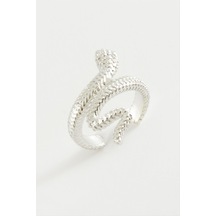 Yılan - 256 - Metal Yüzük - Nazblsmm - Gümüş Rengi