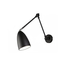 Rsylight Retro Metal Akrobatik Mafsallı Dekoratif Duvar Aplik Siyah