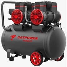 Catpower 1153 Tekerlekli Sessiz Yağsız Hava Kompresörü 50 L