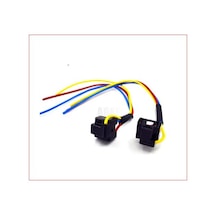 Soket H4 Atom Far Fişi 1.5mm Kablolu 2 Adet