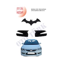 Honda Civic Fd6 Yarasa Batman Ayna Kapağı 2006 2011 Piano Black