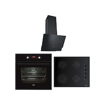 Teka HAK 629 BK + GBE 64002 KBC BK + ATV 60 Siyah Ankastre Set