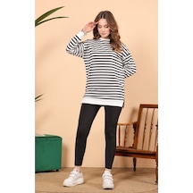 Kadın Sweatshirt -geniş Kalıp-tunik Boy 2 İplik S-m-l-xl 0151kdn 001