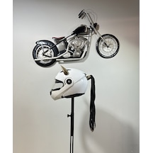 Motor & Motosiklet 3d Baskı Gold Şeytan Boynuzlu Saç Örgülü Kask Dış Aksesuar Diğer