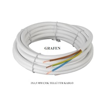 3x1.5 TTR Çok Telli Elektrik Kablosu 1.Kalite 100 Metre