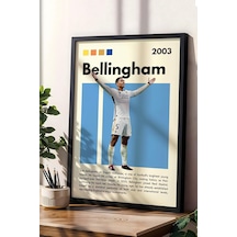 Jude Bellingham Çerçeveli Tablo - Dekoratif Çerçeveli Futbolcu Poster Tablo