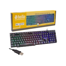 Hello Hl-4737 Kablolu Oyuncu Gamıng Klavye 4434