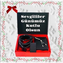Carlino Hediye Seti Erkek Siyah Kemer Cüzdan Tesbih Çakmak Kapak Not Siyah