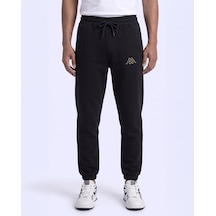 Kappa Authentic Olsix Tur Erkek Siyah Oversize Eşofman Altı