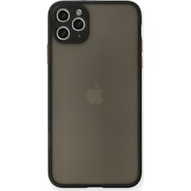 Apple iPhone Uyumlu  11 Pro Max Kılıf Montreal Silikon Kapak -  Siyah