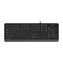 A4 Tech Fk10 Q Tr Mm Gri/siyah Usb Kablolu Klavye