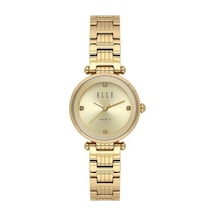Elle El.1.10016-3 27 Mm Kadın Kol Saati Altın