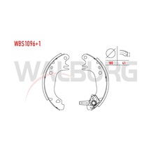 Renault R9 L42 1.4 180x41 Mm 1985-2000 / R11 B Fren Pabuc Balata Arka +1mm Daha Kalin