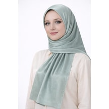 Mim Eşarp Mısırlı Eşarpları Taşlı Jan Jan Abiye Şal 75x190 Cm Yeşil