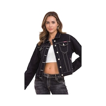 Wj212 Basic Kısa Kadın Jeans Ceket 001