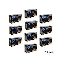 Dolphin Tek Kullanımlık Lateks Siyah Pudrasız Nitril Muayne Eldiveni Small Boy - 100'lü 10 Paket
