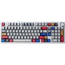 Aula F99 Pro 3 Modlu Rgb Hot Swap Mekanik Star Vector Switch Kablosuz Makrolu Klavye Comic