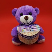 Sevimli Kalp Kutulu Peluş Ayıcık 01