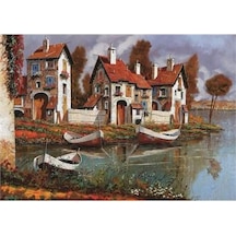 Art Puzzle  1000   Parça Cerchio Evleri İtalya