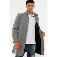 Plt8367 Dewberry Erkek Palto-Gri
