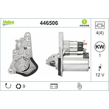 Valeo 12v 10 Diş Nissan Mıcra 1.6 2005 - 2010 Marş Dinamosu