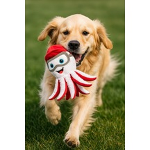 Ahtapot Yumuşak Peluş Köpek Oyuncağı 25cm
