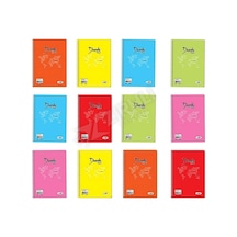 3 Adet Umut A4 96yp Pp Spiralli Dazzle Kareli Defter Çok Renkli