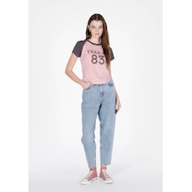 Colin's Colins 855 Fıona Barrel Fit Kadın Mavi Jean Pantolon Cl1075182 Q1.v1 Dn44388 Denim