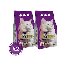 Boncuk Lavanta Kokulu Topaklaşan Bentonit Kedi Kumu 2 x 10 L