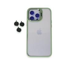 Joko Apple iPhone Uyumlu 15 Pro Max Kılıf Roblox Lens Standlı Kapak - Yeşil Diğer