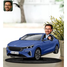 Bk Gift Kişiye Özel Erkek Mardin Renk Togg Karikatür Biblo -2, Arkadaşa Hediye, Araba Hediyesi Kobitmeyencom35879 Bk Gift