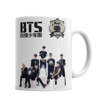 Bts Bangtan Boys Kupa Bardak Porselen No35469 Karışık