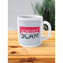 Honeypot Baskılı Kupa Bardak Kişiye Özel Desen 1 Çok Renkli