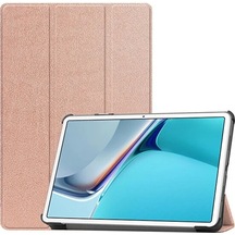 Bruce Huawei Matepad T5 10' Flip Folio Kılıf-pembe