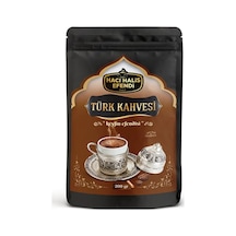 Hacı Halis Efendi Türk Kahvesi 200 Gr Koyu Çok Kavrulmuş Yoğun Aroma Doypack Öğütülmüş