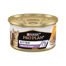 Purina Pro Plan Yavru Kediler İçin Tavuklu Yaş Kedi Maması Konserve 85gr X 24 Adet