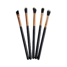 Profesyonel 5'li Makyaj Fırça Seti Siyah