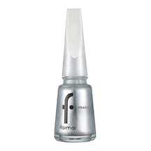Flormar Pearly Yoğun Işıltı Veren Yarı Saydam Bazlı Sedefli Oje - 390 Stylish Silver New - 6 Tarı